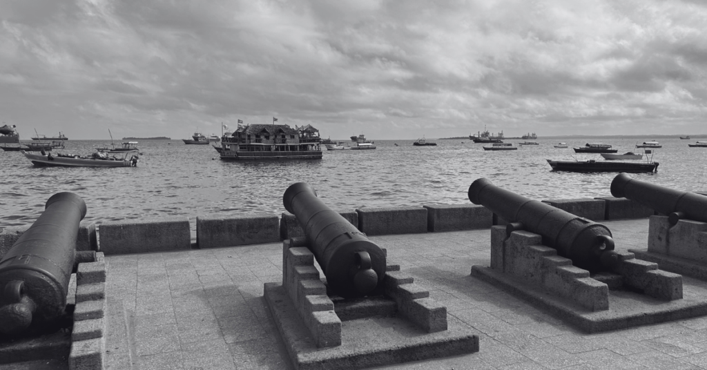 View from Forodhani Gardens at the Waterfront in Stone Town, Zanzibar